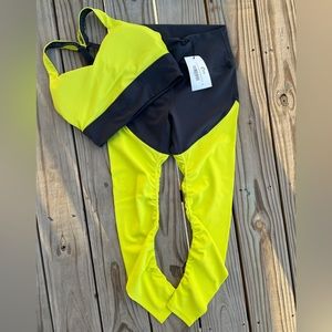 Neon Leggings/Bra